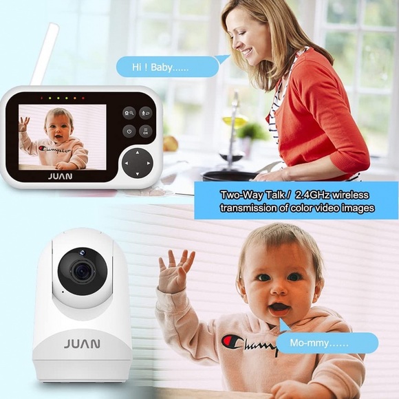 Baby/Pet/Surveillance Camera w/ 5” LCD Color Monitor, No Wi-Fi or App Needed - Picture 5 of 8